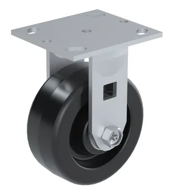 Vestil Phenolic Rigid Caster 5 In. Diameter x 2 In. Width 1000 Lb. Capacity Black