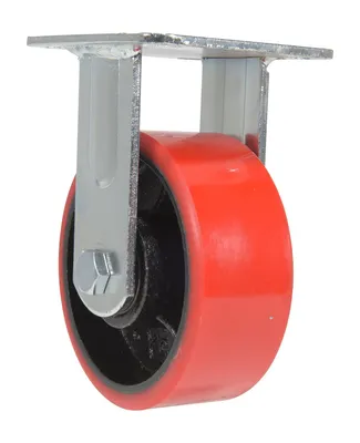 Vestil CST-VE-5X2PU-R polyurethane caster shown from an alternate angle