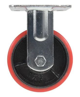 Vestil CST-VE-5X2PU-R polyurethane caster shown from an alternate angle