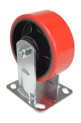 Vestil CST-VE-5X2PU-R polyurethane caster shown from an alternate angle