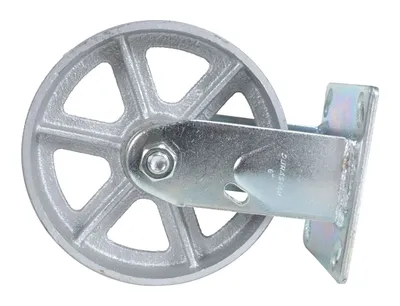 Vestil CST-VE-6X2MA-R semi-steel caster shown from an alternate angle