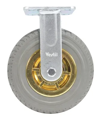 Vestil CST-VE-8X2FF-R flat-free (rubber) shown from an alternate angle