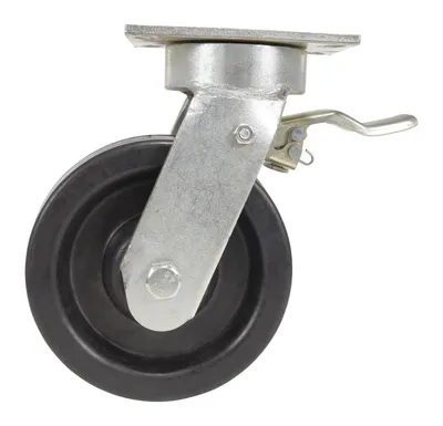 Vestil CST-VE-8X3PH-SWTB phenolic caster shown from an alternate angle