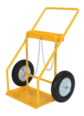 Vestil CYHT-2 welding cylinder cart shown from an alternate angle