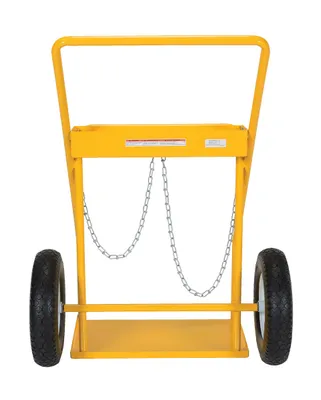Vestil CYHT-2 welding cylinder cart shown from an alternate angle