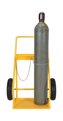 Vestil CYHT-2 welding cylinder cart shown from an alternate angle