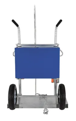 Vestil CYL-2-FF-G welding cylinder torch cart shown from an alternate angle