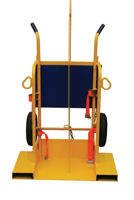 Vestil CYL-2-FP-FF welding cylinder torch cart shown from an alternate angle