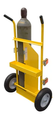 Vestil CYL-E welding cylinder torch cart shown from an alternate angle