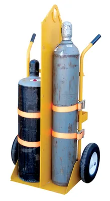 Vestil CYL-EH-FP-FF welding cylinder torch cart shown from an alternate angle