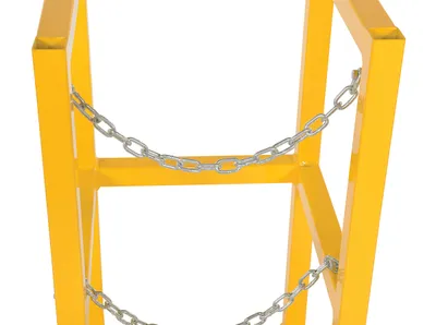 Vestil CYL-FMSR-1 cylinder barricade rack shown from an alternate angle