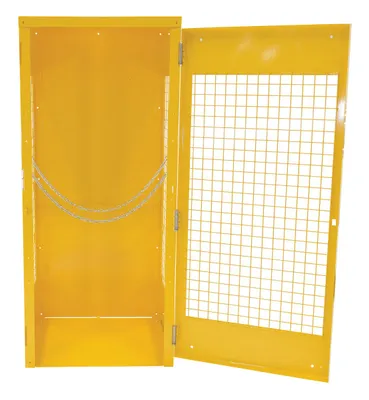 Vestil CYL-G-8-CA cylinder storage cabinets (canada sales) shown from an alternate angle
