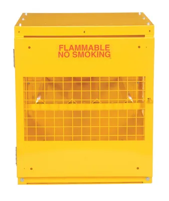 Vestil CYL-H-4-KD cylinder storage cabinets (usa sales) shown from an alternate angle
