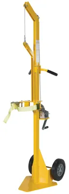 Vestil CYL-LT-1-HR portable cylinder lifter shown from an alternate angle