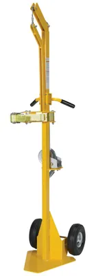 Vestil CYL-LT-1-PN portable cylinder lifter shown from an alternate angle