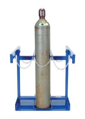 Vestil CYL-P-6 cylinder caddie shown from an alternate angle