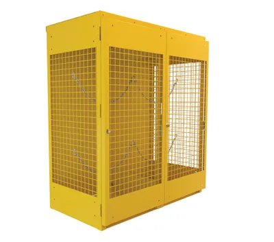 Vestil CYL-V-1020 cylinder storage cabinets (usa sales) shown from an alternate angle