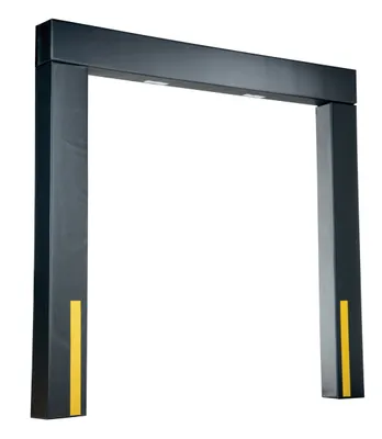Vestil Vinyl Dock Seal 10 In. 8 Ft. x 8 Ft. Black
