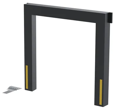 Vestil Vinyl Dock Seal 11 In. 8 Ft. x 8 Ft. Black