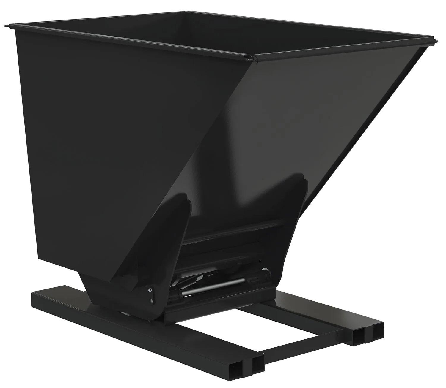 Vestil D-150-HD-HYD-BK hydraulic dumping hopper