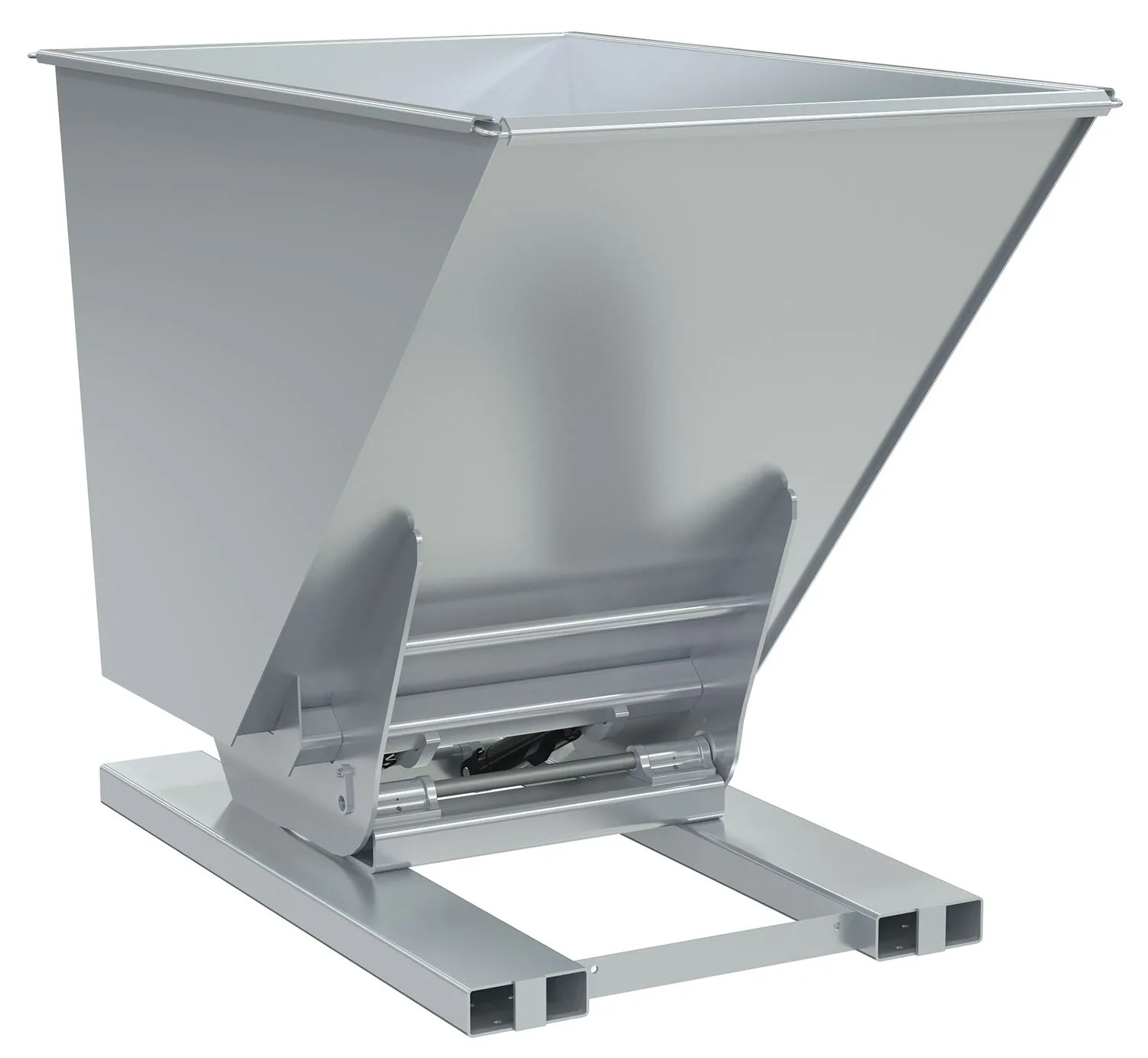 Vestil D-150-HD-HYD-SL hydraulic dumping hopper