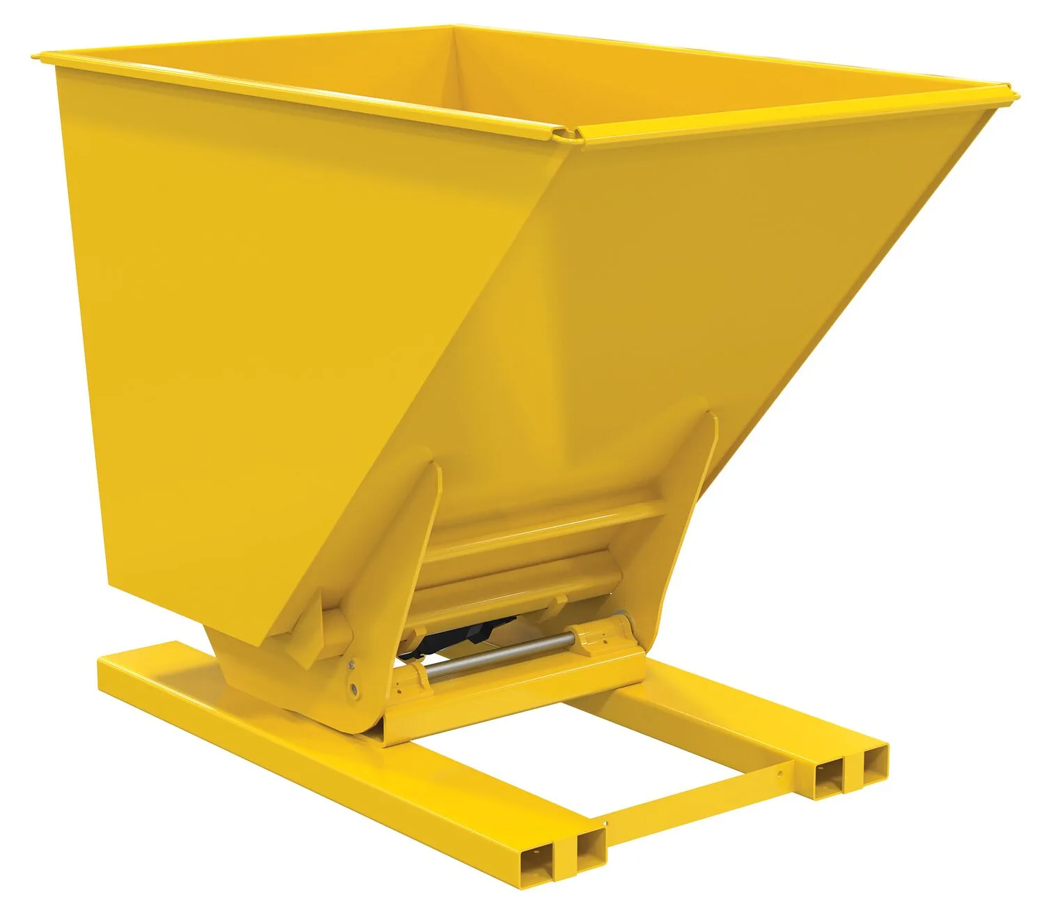 Vestil D-150-HD-HYD-YL hydraulic dumping hopper