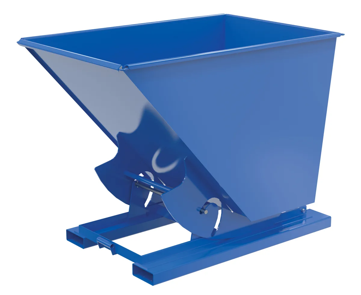 Vestil D-150-MD-NB d-style hoppers, no bump & dump