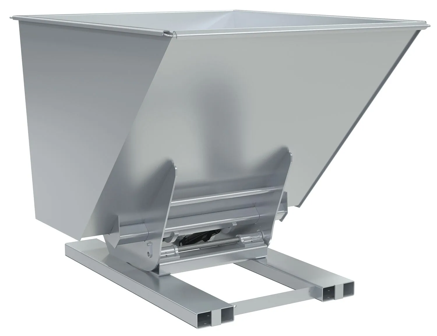 Vestil D-200-HD-HYD-SL hydraulic dumping hopper