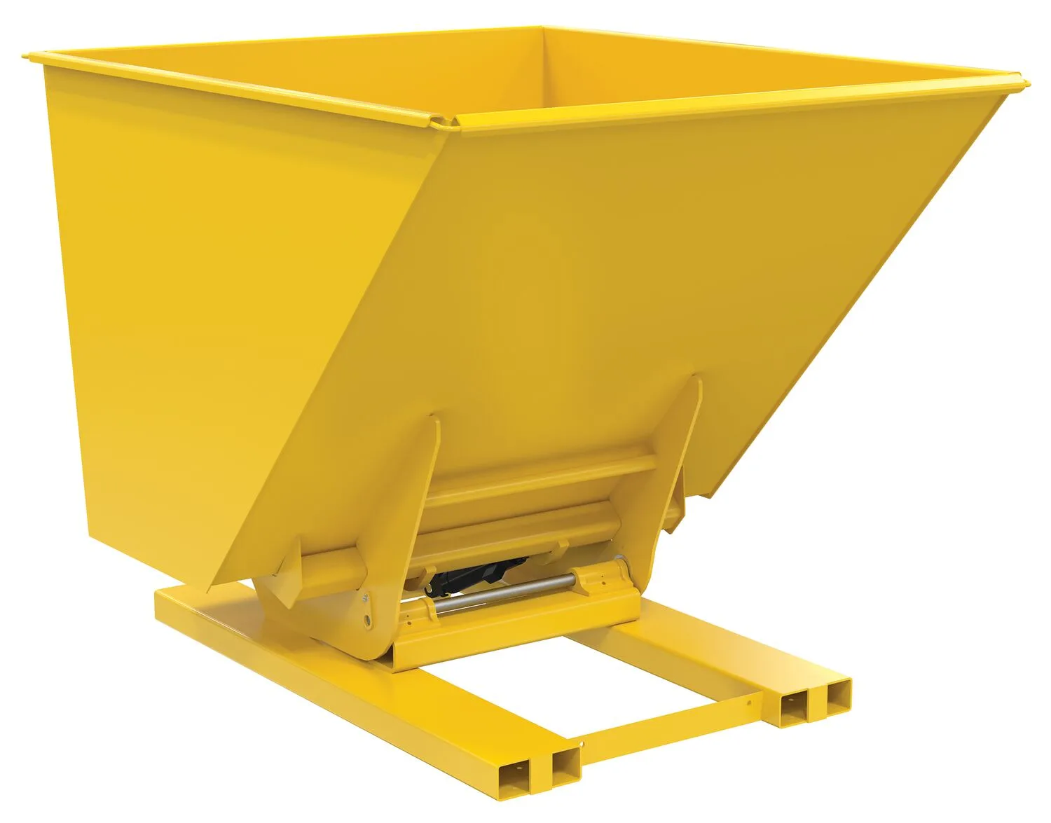 Vestil D-200-HD-HYD-YL hydraulic dumping hopper