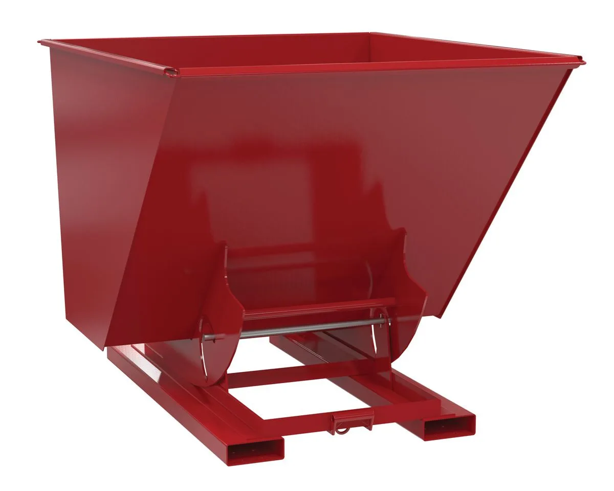 Vestil D-200-LD-NB-SR d-style hoppers, no bump & dump