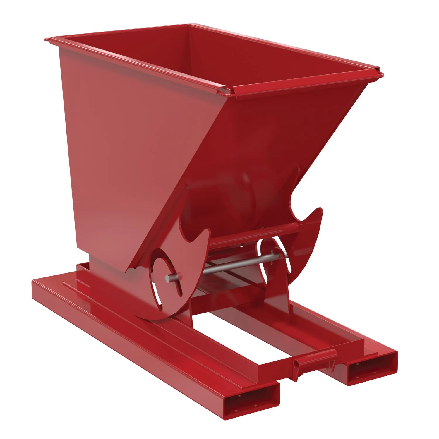 Vestil D-25-HD-NB-SR d-style hoppers, no bump & dump