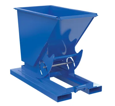Vestil D-25-LD-NB d-style hoppers, no bump & dump