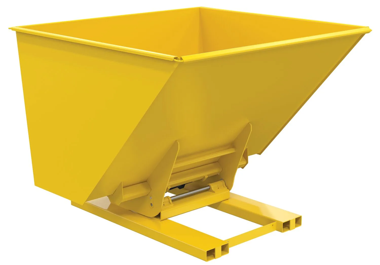 Vestil D-250-HD-HYD-YL hydraulic dumping hopper