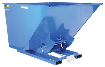 Vestil D-250-LD d style - self-dumping steel hoppers with bumper release