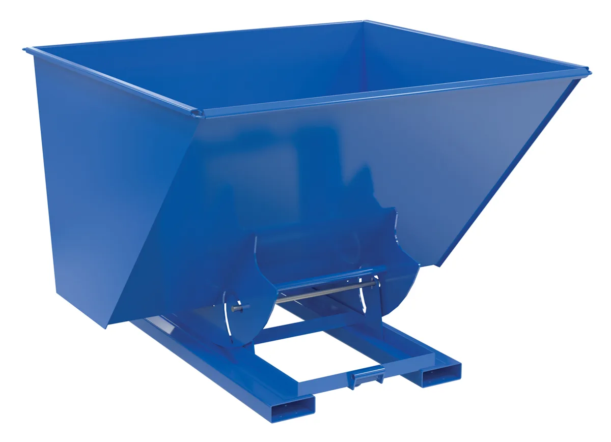 Vestil D-250-MD-NB d-style hoppers, no bump & dump