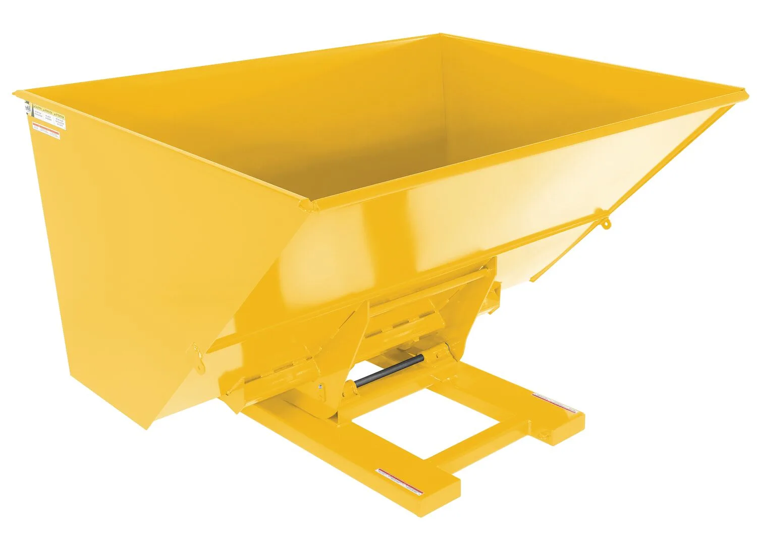 Vestil D-300-HD-HYD-YL hydraulic dumping hopper