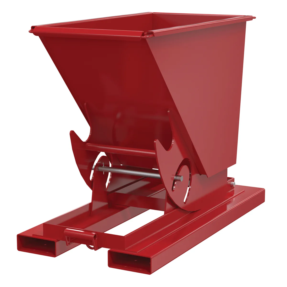 Vestil D-33-MD-NB-SR d-style hoppers, no bump & dump