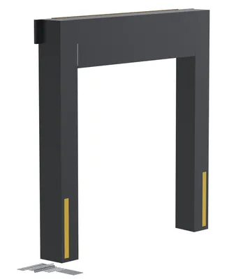 Vestil Nylon (Vinyl) Dock Seal 15 In. 8 Ft. x 9 Ft. Black