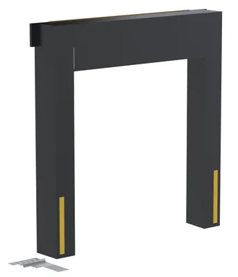 Vestil Nylon (Vinyl) Dock Seal 17 In. 8 Ft. x 9 Ft. Black