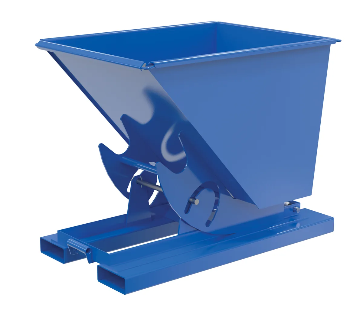 Vestil D-50-LD-NB d-style hoppers, no bump & dump