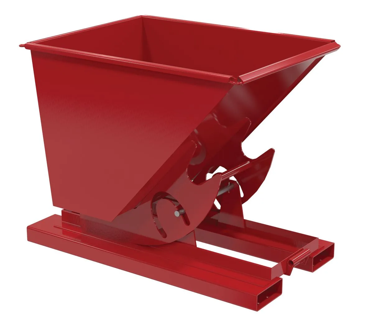 Vestil D-50-LD-NB-SR d-style hoppers, no bump & dump