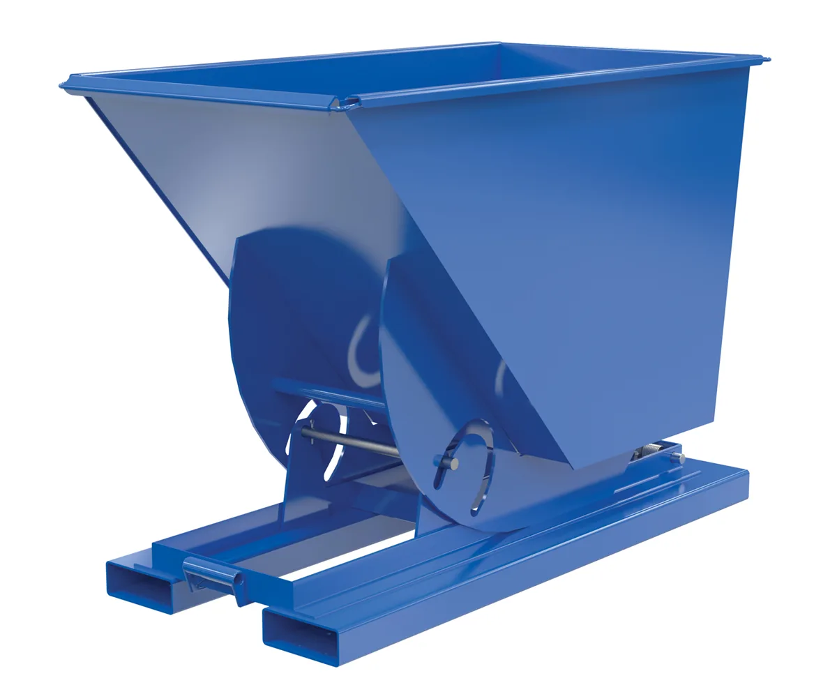 Vestil D-75-MD-NB d-style hoppers, no bump & dump