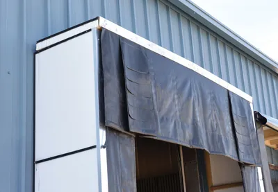Vestil D-750-24 dock shelter shown from an alternate angle