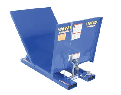 Vestil D-NS-100-LD open side hopper