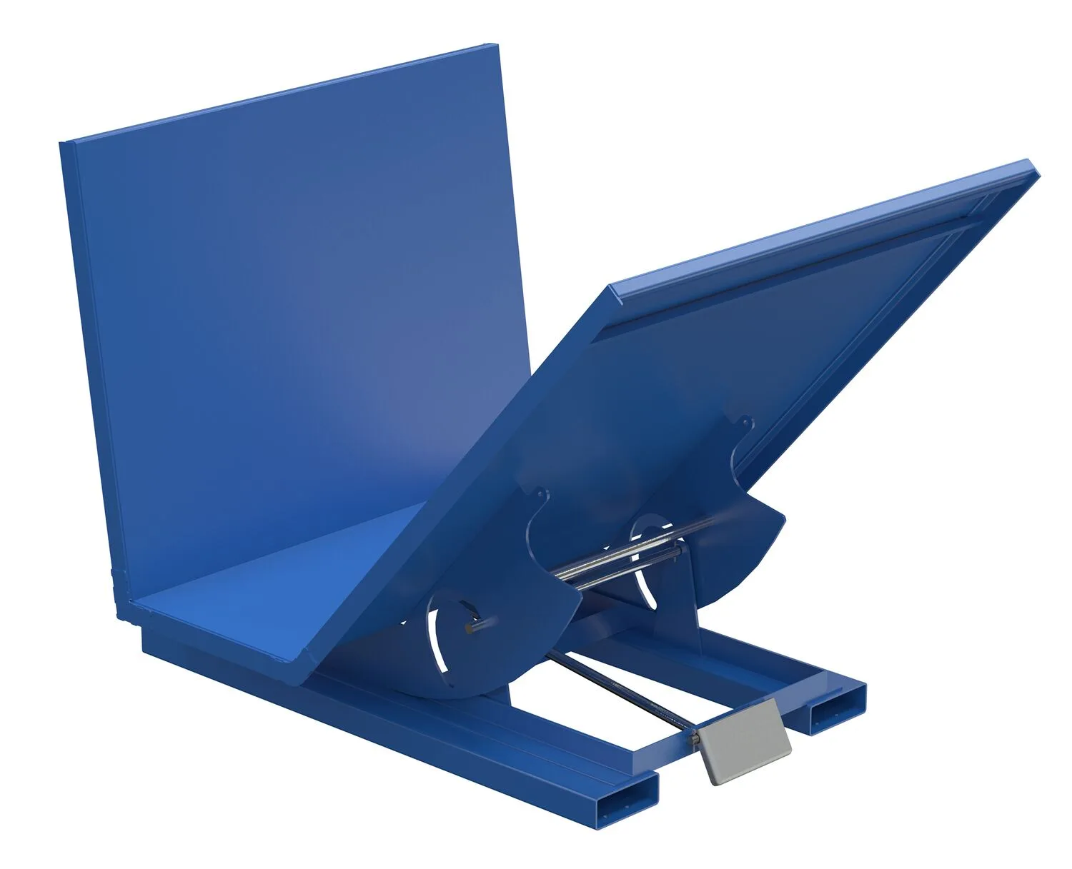 Vestil D-NS-200-LD open side hopper