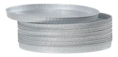 Vestil DC-235-15PKG galvanized steel drum cover shown from an alternate angle