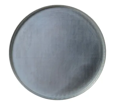 Vestil DC-245 galvanized steel drum cover shown from an alternate angle