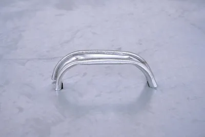 Vestil DC-245-H galvanized steel drum cover shown from an alternate angle