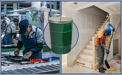 Vestil DC-245-H galvanized steel drum cover feature highlights