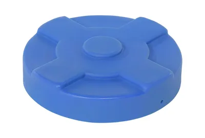 Vestil DC-P-30-BU drum cover shown from an alternate angle